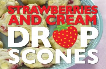 Cold Storage Cooks Strawberries and Cream Drop Scones